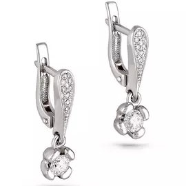 Серьги с английским замком из золота 12-1734-1000
