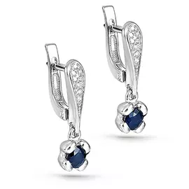 Серьги с английским замком из золота 12-1734-1100