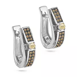 Серьги с английским замком из золота 12-1773-9200