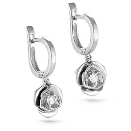Серьги с английским замком из золота 12-1799-1000