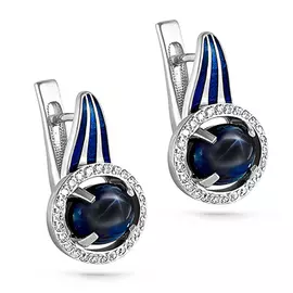 Серьги с английским замком из золота 12-1808-1407