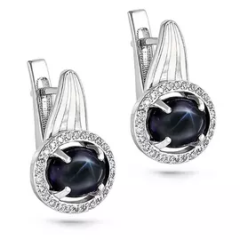 Серьги с английским замком из золота 12-1808-1410