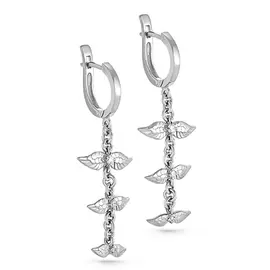 Серьги с английским замком из золота 12-1909-1000