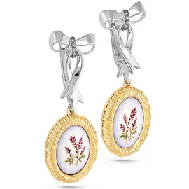 Серьги с английским замком из золота 12-2997-1022