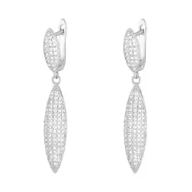 Серьги с английским замком из серебра MP-E00845-X-W-X-X-W