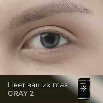 OKVISION Цветные контактные линзы Fusion Gray (2)