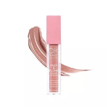 OK BEAUTY Увлажняющий бальзам для увеличения объема губ PREP & PLUMP Tinted Lip Balm