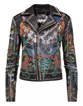 Кожаная куртка PHILIPP PLEIN