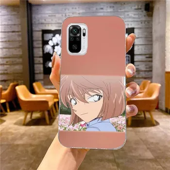 Чехол для телефона Haibara Ai для Xiaomi 12 11T 10 9 Redmi Note 11 10 10S Pro Redmi 9 9A 8 Прозрачный чехол для телефона Xiaomi 12-12X