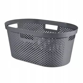 корзина CURVER Infinity 59х39х27см 40л пластик темно-серый