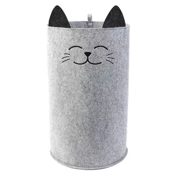 корзина для белья eva HOME Котик 300х300х480мм 29л
