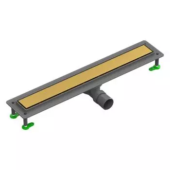 Душевой лоток Ctesi Flow line gold 80 BK4024550/1