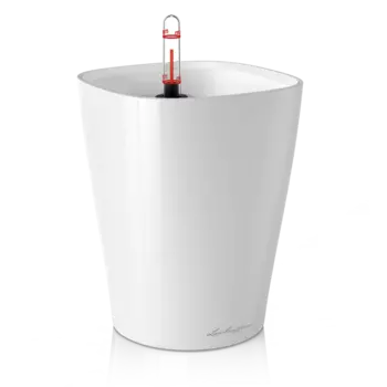 Кашпо "LECHUZA" Deltini Table Planter белый 1,2л