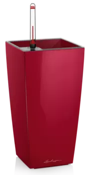 Кашпо "LECHUZA" Maxi Cubi Table Planter красный 0,8л