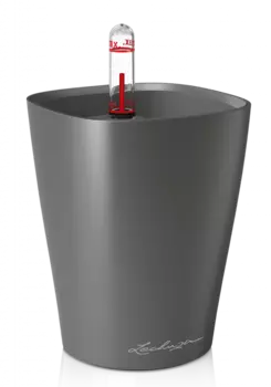 Кашпо "LECHUZA" Mini Deltini Table Planter антрацит 0,4л