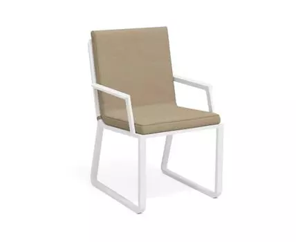 Стул Voglie Armrest (белый, бежевый, 60)