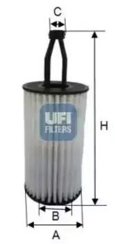 Фильтр масляный UFI 25.172.00 MB W212 3.5-5.0 11>