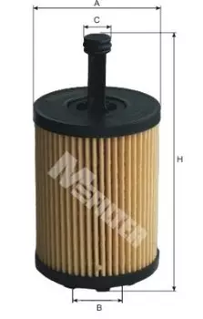 Фильтр масляный MFILTER TE621 VW Golf 4, Audi A2/A3/TT 2.3-3.2/1.2TDi-2.0TDi 97>