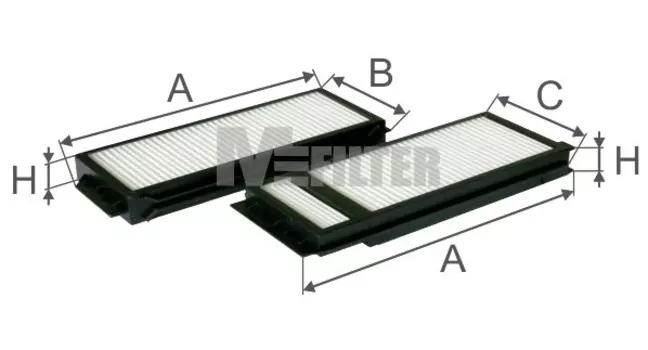 Салонный фильтр MFILTER K 9009-2 MAZDA 3 1.4-2.0 03>