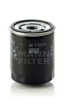 Фильтр масляный MANN-FILTER W 712/54 VW Lupo 1.0 98-05, Skoda Fabia 1.0/1.4 99-09