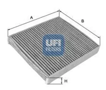 Салонный фильтр UFI 54.219.00 AUDI A3, Skoda Octavia, VW Golf VII 12>