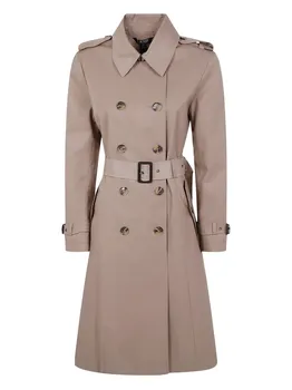 Тренч с поясом Lauren Ralph Lauren, нейтральный