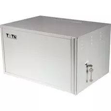 Шкаф антивандальный TWT TWT-CBWSF-9U-6x4-GY пенального типа, 9U 600x400 мм, серый, 1 ЧАСТЬ