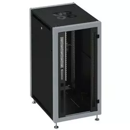Шкаф напольный 19", 37U SYSMATRIX SL 6837.913 600x800x1780mm (ШхГхВ) передняя дверь стеклянная, задняя дверь перфорированная, поворотная ручка с замко