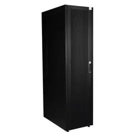 Шкаф напольный 19", 47U Datarex DR-721651 телекоммуникационный 600х1200, передняя дверь перфорация, задняя стенка перфорированная, черный
