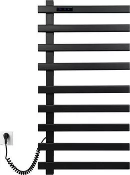 Полотенцесушитель электрический Black&White Moon 48x92 355BI, черный матовый