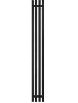 Полотенцесушитель электрический Grois Quartet Quartet GR-125 180х1500 П3 RAL 9005 R черный