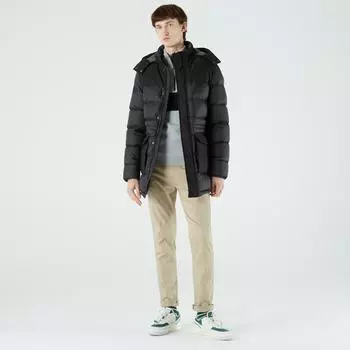 Мужская двусторонняя стеганая куртка Lacoste Loose Fit с подкладкой