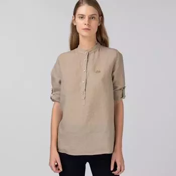 Женская льняная рубашка Lacoste