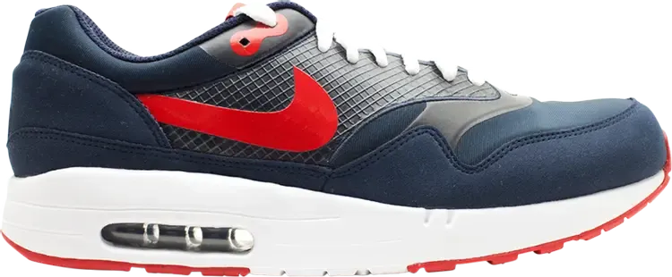 Кроссовки Nike Air Maxim 1+ 'Omega Pack - Obsidian Olympic Red', синий