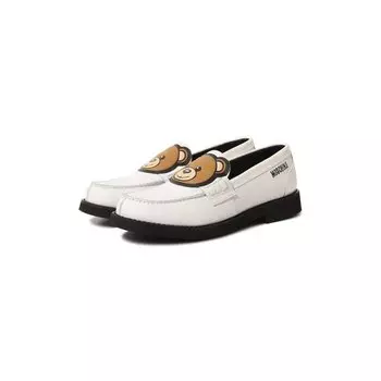 Кожаные лоферы Moschino