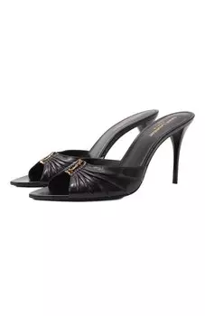 Кожаные мюли Babylone Saint Laurent