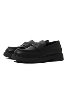 Кожаные лоферы Emporio Armani