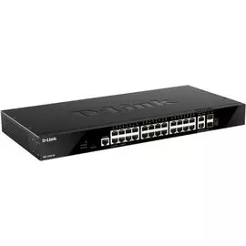 Коммутатор D-link DGS-1520-28/A1A 24x10/100/1000, 2x10Gb, 2xSFP+, Layer 3 Stackable Smart Managed