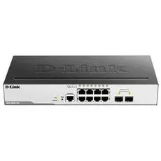 Коммутатор D-link DGS-3000-10L/B1A 8xUTP 100/1000, 2xSFP Gigabit, L2