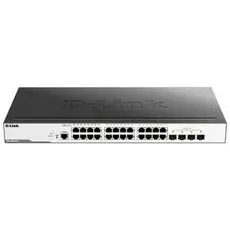 Коммутатор D-link DGS-3000-28L/B1A 24xUTP 100/1000, 4xSFP Gigabit, L2