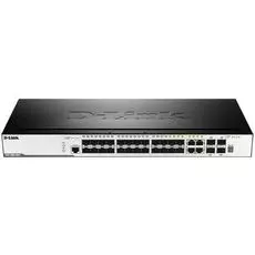 Коммутатор D-link DGS-3000-28SC/A1A 20xSFP Gb, 4xCombo UTP/SFP Gigabit, 4x10GBase-X SFP+, L2