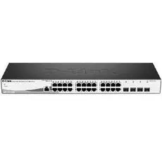 Коммутатор D-link DGS-1210-28/ME/A2B Gigabit Smart Switch with 24 10/100/1000Base-T ports and 4 Gigabit MiniGBIC (SFP) ports