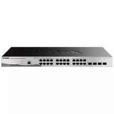 Коммутатор D-link DGS-1210-28/ME/B1A 24xUTP 100/1000, 4xSFP, L2, 19"