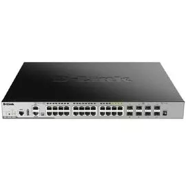 Коммутатор D-link DGS-3630-28TC/A2ASI 20x10/100/1000Base-T, 4xCombo100/1000Base-T/SFP, 4x10GBase-X SFP+ L3, stack
