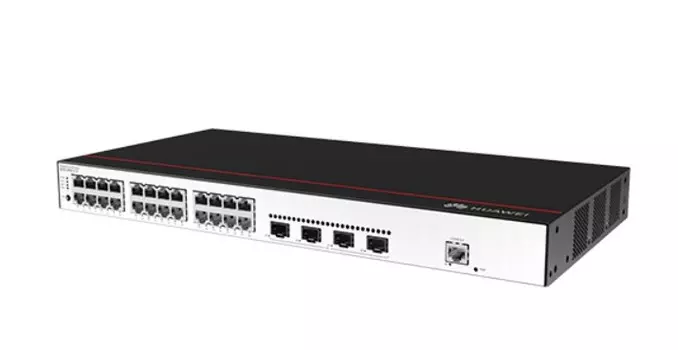 Коммутатор Huawei S5735-L24P4S-A-V2 (24*10/100/1000BASE-T ports, 4*GE SFPports, PoE+, AC power, Basi