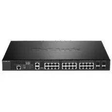 Коммутатор D-link DXS-3400-24TC/A1ASI 20x10GBase-T, 4xCombo 10GBase-T/SFP+, L2+, stack