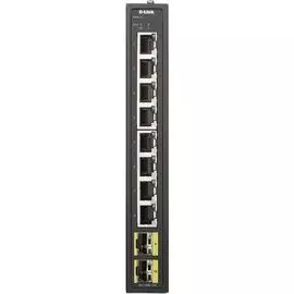 Коммутатор неуправляемый D-link DIS-100G-10S/A2A 8x10/100/1000Base-T, 2x1000Base-X SFP