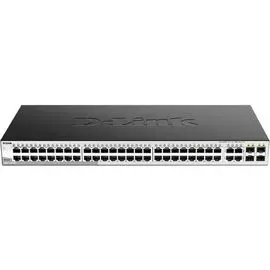 Коммутатор D-link DGS-1210-52/F3A 48x10/100/1000Base-T, 4xCOMBO 1000Base-T/SFP, L2 Smart