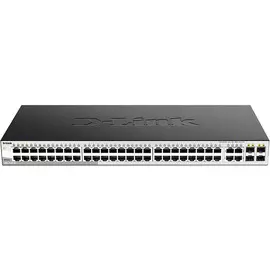 Коммутатор D-link DGS-1210-52/F3A 48x10/100/1000Base-T, 4xCOMBO 1000Base-T/SFP, L2 Smart
