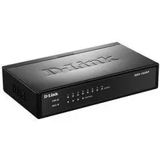 Коммутатор PoE D-link DES-1008P/C1A 8xUTP 10/100 (4xPoE 10/100 52Вт)